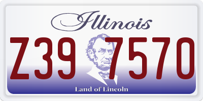IL license plate Z397570
