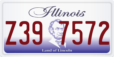 IL license plate Z397572