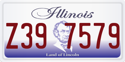 IL license plate Z397579