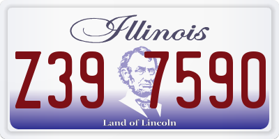 IL license plate Z397590