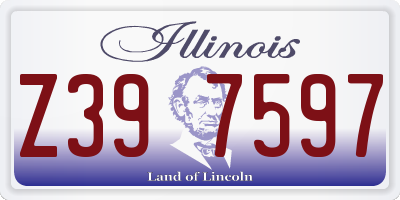 IL license plate Z397597
