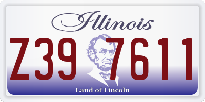 IL license plate Z397611