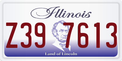 IL license plate Z397613