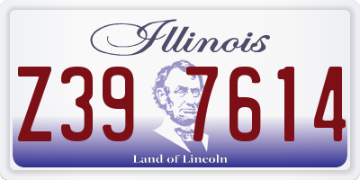 IL license plate Z397614