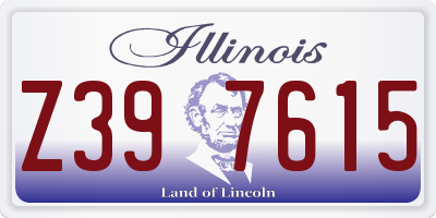 IL license plate Z397615