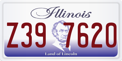 IL license plate Z397620