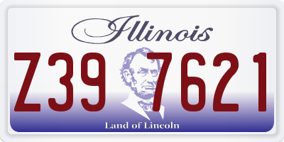 IL license plate Z397621