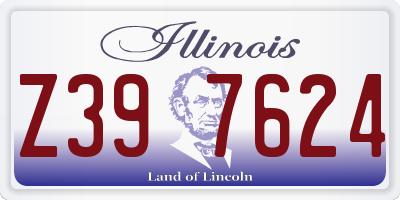 IL license plate Z397624