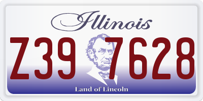 IL license plate Z397628