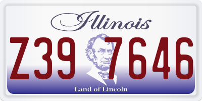 IL license plate Z397646