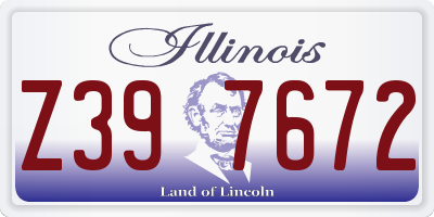 IL license plate Z397672