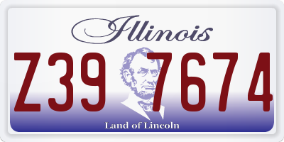 IL license plate Z397674