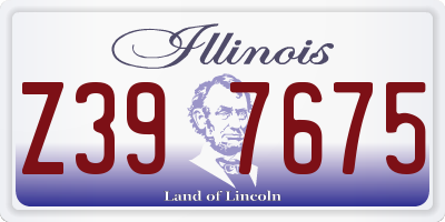 IL license plate Z397675