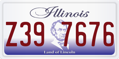 IL license plate Z397676