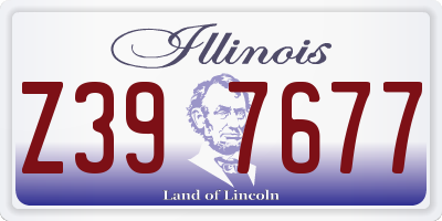 IL license plate Z397677