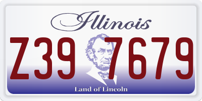 IL license plate Z397679