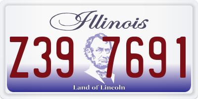 IL license plate Z397691