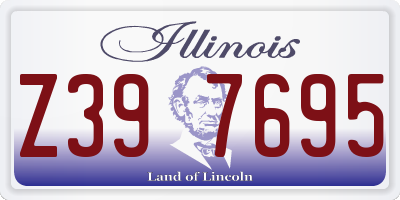 IL license plate Z397695