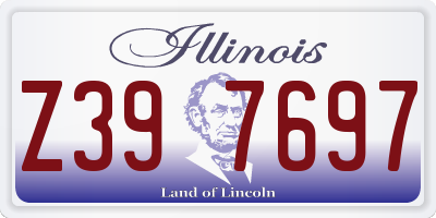 IL license plate Z397697