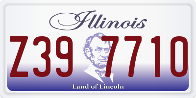 IL license plate Z397710