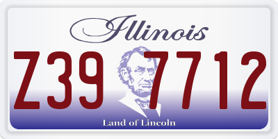 IL license plate Z397712