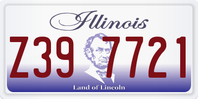 IL license plate Z397721