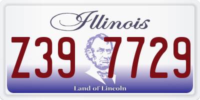 IL license plate Z397729