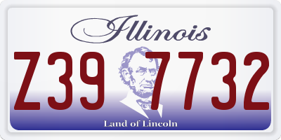 IL license plate Z397732