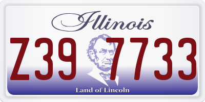 IL license plate Z397733