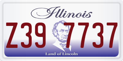 IL license plate Z397737