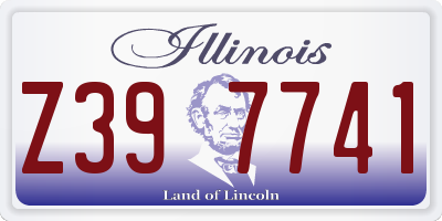 IL license plate Z397741