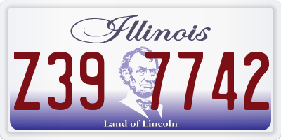 IL license plate Z397742
