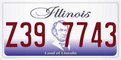 IL license plate Z397743