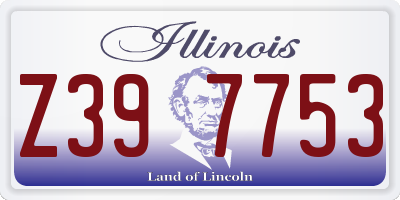IL license plate Z397753
