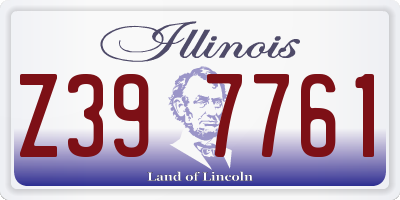 IL license plate Z397761