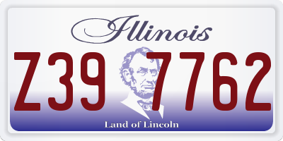 IL license plate Z397762