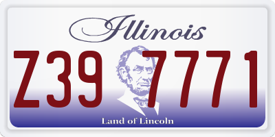 IL license plate Z397771