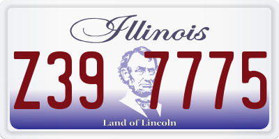 IL license plate Z397775