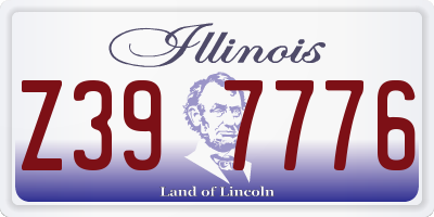 IL license plate Z397776