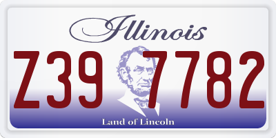 IL license plate Z397782