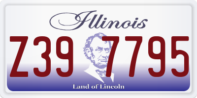 IL license plate Z397795