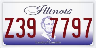 IL license plate Z397797