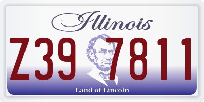 IL license plate Z397811