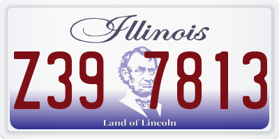 IL license plate Z397813