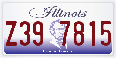 IL license plate Z397815