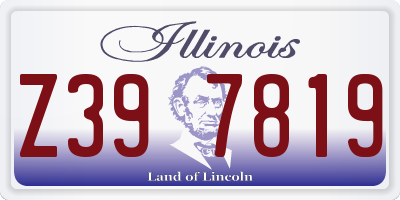 IL license plate Z397819