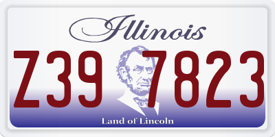IL license plate Z397823
