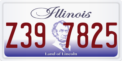 IL license plate Z397825