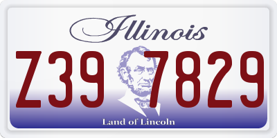 IL license plate Z397829