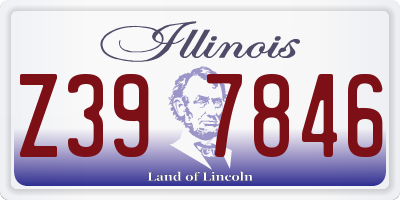 IL license plate Z397846